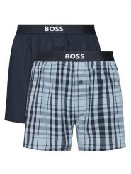 BOSS Komplet bokserek 50535781 Niebieski. Niebieskie bokserki męskie Boss, bez wzorów, z bawełny. Za 209.99 zł.