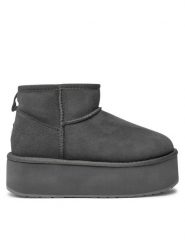 EMU Australia Śniegowce Stinger Micro Flatform W13082 Szary. Szare śniegowce damskie Emu Australia, ze skóry. Za 689.00 zł.