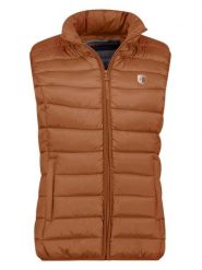 Geographical Norway Kamizelka pikowana "Vatikotal" w kolorze jasnobrązowym rozmiar: S. Brązowe kamizelki damskie Geographical Norway, s. Za 100.99 zł.