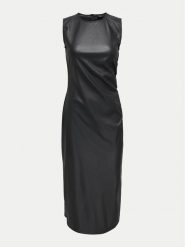 JDY Sukienka z imitacji skóry Soya 15336927 Czarny Slim Fit. Czarne sukienki damskie JDY, s, bez wzorów, ze skóry, bez kołnierzyka, bez ramiączek. Za 109.99 zł.