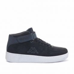 Buty męskie Kappa Maserta 4 Md czarne, szare. Czarne buty sportowe na co dzień męskie Kappa, na jesień, z materiału, bez zapięcia. Za 237.35 zł.