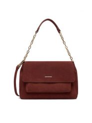 GINO ROSSI Torebka EO-LA224-19145 Bordowy. Czerwone torebki klasyczne damskie Gino Rossi, bez wzorów, ze skóry, bez dodatków. Za 399.99 zł.