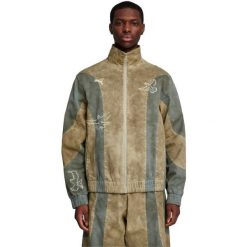 Kurtka Puma X Kidsuper Track Jacket, Mężczyźni. Brązowe kurtki męskie Puma, m, bez wzorów, z bawełny, sportowe, bez kaptura. W wyprzedaży za 690.00 zł.