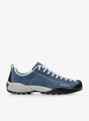 Buty outdoor męskie Scarpa Mojito. Niebieskie buty trekkingowe męskie Scarpa, z gumy, bez zapięcia, outdoorowe. Za 529.99 zł.
