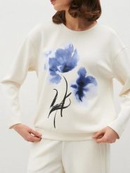 EDITION Bluza w kolorze kremowym rozmiar: 46. Brązowe bluzy bez kaptura damskie EDITION. Za 175.67 zł.