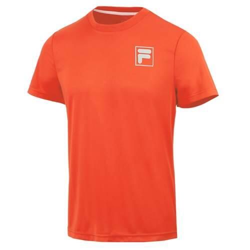 Koszulka sportowa męska Fila Tommaso. Brązowe t-shirty sportowe męskie Fila, na lato, m, bez ramiączek. Za 231.00 zł.
