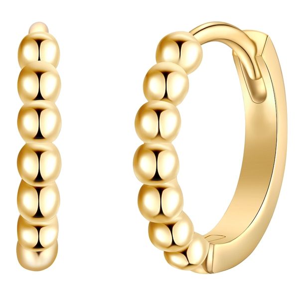 Glanzstücke München Kolczyki z Srebro wysokiej próby w Żółte złoto Kolczyki koła 1 ct Damski. Żółte kolczyki damskie Glanzstücke München, pozłacane. Za 169.99 zł.