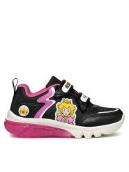 Geox Sneakersy J Ciberdron Girl J46LPA 054FU C0922 D Czarny. Czarne buty sportowe dziewczęce Geox, bez wzorów, ze skóry, bez zapięcia. Za 179.99 zł.