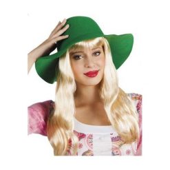 Kapelusz damski zielony. Zielone kapelusze damskie Aster, bez wzorów. Za 53.04 zł.