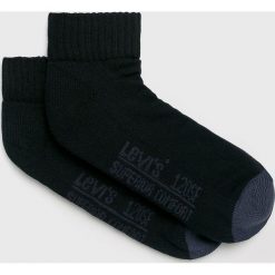 Levi's - Skarpety (2-pack). Niebieskie skarpetki męskie Levi's, bez wzorów, z bawełny. W wyprzedaży za 29.90 zł.