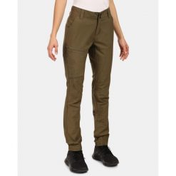 Damskie spodnie outdoorowe Kilpi JASPER-W. Zielone spodnie dresowe damskie Kilpi, l, bez wzorów. Za 282.63 zł.