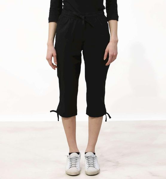 Spodnie Deha 7/8 With Drawstring Nero Damskie. Czarne spodnie materiałowe damskie Deha, bez wzorów, z bawełny. Za 308.99 zł.