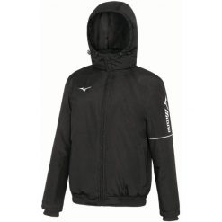 Kurtka Mizuno Team trad bomber. Czarne kurtki męskie Mizuno, m, bez wzorów, sportowe, bez kaptura. Za 315.45 zł.