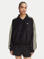 Adidas Bluza Terry Towel KD1402 Czarny Oversize. Czarne bluzy bez kaptura damskie Adidas, xs, z bawełny. Za 278.99 zł.