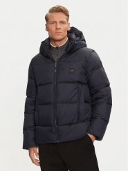 Calvin Klein Kurtka zimowa K10K113476 Granatowy Regular Fit. Niebieskie kurtki męskie CALVIN KLEIN, na zimę, l, bez wzorów, z syntetyku, bez kaptura. Za 979.99 zł.