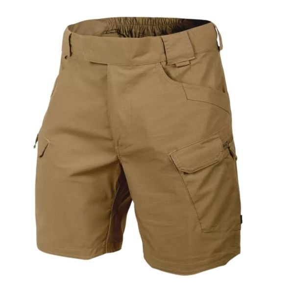 Spodenki turystyczne męskie Helikon-Tex Urban Tactical. Brązowe szorty męskie HELIKON-TEX, na lato, bez wzorów, z bawełny, sportowe. Za 150.70 zł.