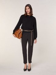 Rodier Wełniany sweter w kolorze czarnym rozmiar: S. Czarne swetry klasyczne damskie Rodier, s, z wełny, bez kołnierzyka. Za 260.99 zł.