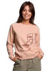 Be Wear Bluza w kolorze beżowym rozmiar: S. Brązowe bluzy bez kaptura damskie Be Wear, s. Za 123.82 zł.
