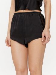 Hunkemöller Szorty piżamowe Satin 205068 Czarny Regular Fit. Czarne piżamy damskie Hunkemöller, xl, bez wzorów, z syntetyku, bez ramiączek. Za 89.99 zł.