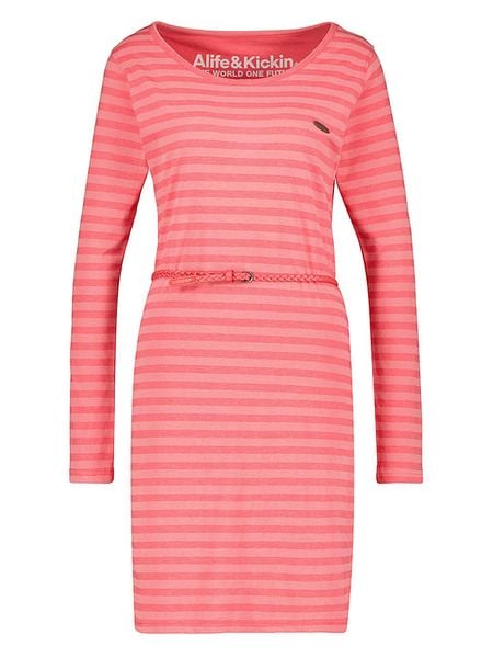 Alife and kickin Sukienka "Ellin" w kolorze jasnoróżowym rozmiar: XL. Różowe sukienki damskie Alife and Kickin, xl, bez wzorów, z bawełny, bez kołnierzyka, bez ramiączek, midi. Za 60.88 zł.