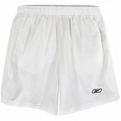 Spodnie treningowe męskie Reebok ART714191. Białe spodnie sportowe męskie Reebok, z materiału. Za 149.99 zł.