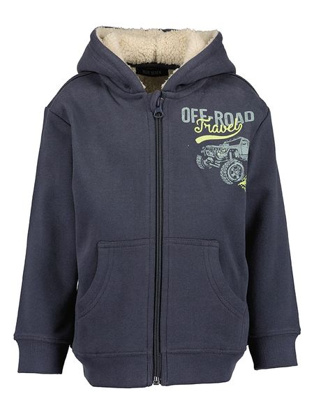 Blue Seven Bluza w kolorze granatowym rozmiar: 92. Niebieskie bluzy i bluzki niemowlęce Blue Seven, bez wzorów, z bawełny, bez ramiączek, bez kaptura. Za 52.42 zł.