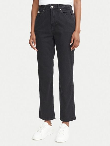 Calvin Klein Jeans Jeansy Archive LV047H736G Czarny Slim Fit. Czarne jeansy damskie Calvin Klein Jeans. Za 409.99 zł.