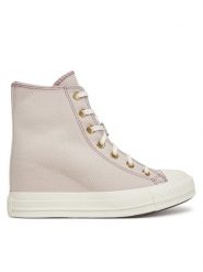 Converse Trampki Chuck Taylor All Star Wedge Platform Gold A12763C Różowy. Czerwone trampki i tenisówki damskie Converse, bez wzorów, z materiału. Za 289.99 zł.