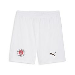 Męskie szorty FC St. Pauli 25/26 PUMA White Espresso Brown. Białe szorty męskie Puma, bez wzorów, sportowe. Za 179.00 zł.