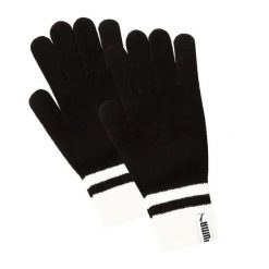 Rękawiczki unisex Puma CORE R czarne 04172801 r M/L. Czarne rękawiczki damskie Puma, bez wzorów, z dzianiny. Za 70.46 zł.