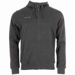 Bluza z kapturem i zamkiem błyskawicznym Stanno Base. Szare bluzy sportowe damskie STANNO, xl, bez wzorów, z bawełny, bez ramiączek, z kapturem. Za 258.00 zł.