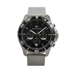 Zegarek Tommy Hilfiger. Szare zegarki męskie Tommy Hilfiger, srebrne. Za 769.99 zł.