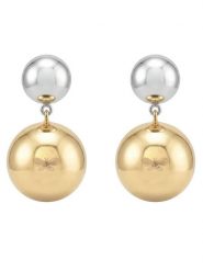 Weekend Max Mara Kolczyki 2615751074650 Złoty. Żółte kolczyki damskie Weekend Max Mara, metalowe. Za 339.99 zł.