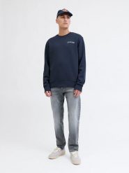Jack & Jones Bluza w kolorze granatowym rozmiar: L. Niebieskie bluzy bez kaptura męskie Jack & Jones, l. Za 113.36 zł.