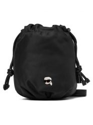 KARL LAGERFELD Torebka A4W30016 Czarny. Czarne torebki klasyczne damskie Karl Lagerfeld, bez wzorów, z materiału, bez dodatków. Za 519.99 zł.