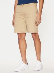 U.S. Polo Assn. Szorty materiałowe MUP3338 Beżowy Regular Fit. Brązowe szorty męskie U.S. Polo Assn., bez wzorów, z bawełny. Za 159.99 zł.