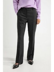 Josephine & Co Spodnie "Abraham" w kolorze antracytowym rozmiar: 40. Czarne spodnie materiałowe damskie Josephine & Co, bez wzorów, z materiału. Za 275.45 zł.