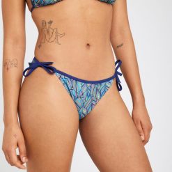 Dół kostiumu kąpielowego surfingowego damski Olaian Sofy Foly. Bikini damskie OLAIAN, bez wzorów. Za 49.99 zł.