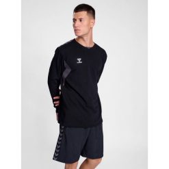 Bluza Hummel Authentic. Czarne bluzy sportowe damskie HUMMEL, bez wzorów, bez ramiączek, bez kaptura. Za 217.50 zł.