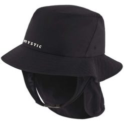 Kapelusz Mystic Surf Hat Black. Czarne kapelusze damskie Mystic, bez wzorów, z materiału. Za 360.35 zł.