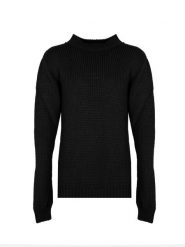 La Haine Inside US Sweter | 3M LM279 | Mężczyzna | Czarny. Czarne swetry męskie La Haine Inside Us, m, bez wzorów, z dzianiny, bez kołnierzyka. W wyprzedaży za 489.00 zł.