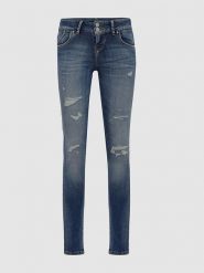 LTB Dżinsy "Molly M" - Slim fit - w kolorze granatowym rozmiar: W26/L30. Niebieskie jeansy damskie LTB. Za 110.04 zł.