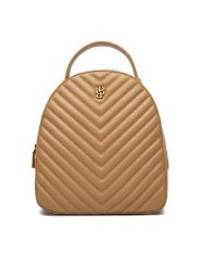 Badura Plecak EO-AVA-GL23410123 Beżowy. Brązowe plecaki damskie Badura, bez wzorów, z materiału. Za 229.99 zł.