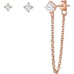 Glanzstücke München Srebrne kolczyki sztyfty srebro wysokiej próby Cyrkonia Perła hodowlana słodkowodna srebrny Kolczyki 1 ct Damski. Szare kolczyki damskie Glanzstücke München, z cyrkonią, pozłacane, na sztyftcie. Za 109.99 zł.