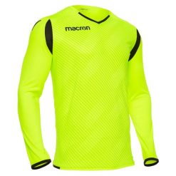Koszulka bramkarska Macron hercules. Czarne t-shirty sportowe męskie Macron, l, z materiału, bez ramiączek, do piłki nożnej. Za 211.15 zł.
