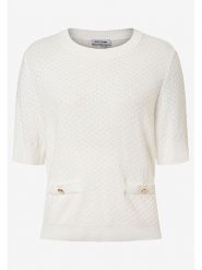 More & More Sweter w kolorze kremowym rozmiar: 40. Brązowe swetry klasyczne damskie MORE & MORE, bez kołnierzyka. Za 119.95 zł.