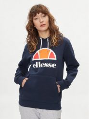 Ellesse Bluza Yuffie SRK12901 Granatowy Regular Fit. Niebieskie bluzy bez kaptura damskie Ellesse, z bawełny. Za 169.99 zł.