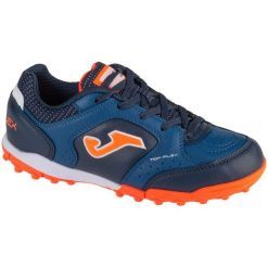 Buty piłkarskie Joma Top Flex 2433 Tf TPJW2433TF Granatowe niebieskie. Niebieskie topy sportowe damskie bez wzorów, z gumy, bez ramiączek. Za 227.98 zł.