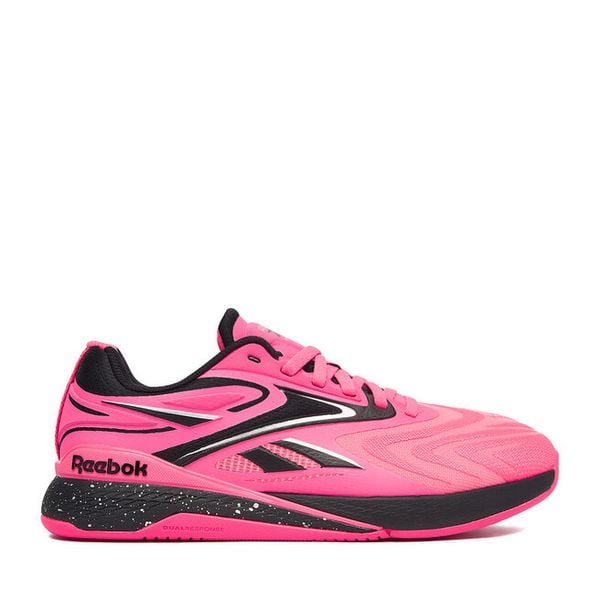 Buty na siłownię Reebok. Czerwone buty sportowe na co dzień damskie Reebok, bez wzorów, na fitness i siłownię. Za 599.99 zł.