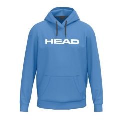 Bluza sportowa męska Head Club Original. Niebieskie bluzy bez kaptura męskie HEAD, bez wzorów, sportowe, bez kołnierzyka, bez ramiączek. Za 195.50 zł.